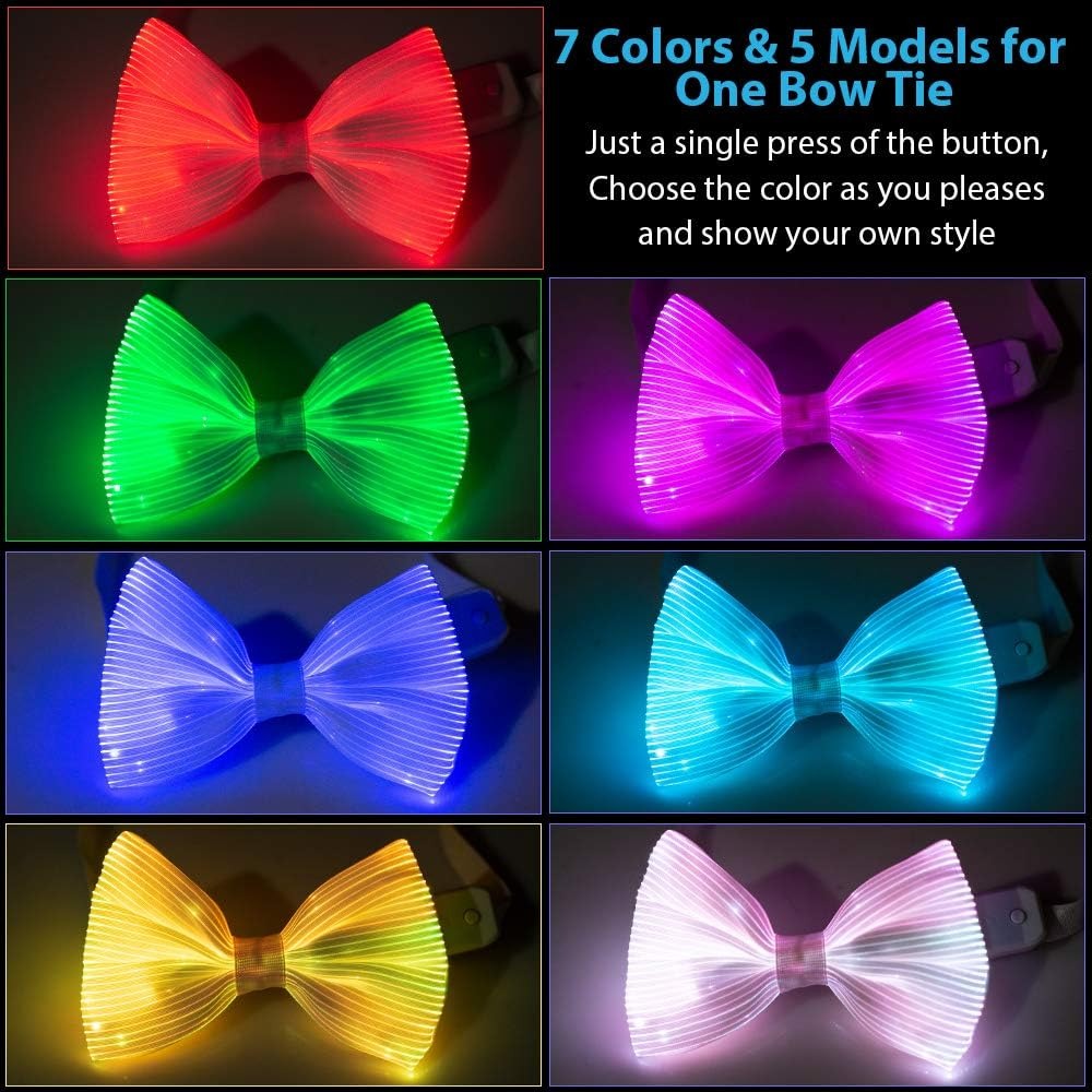 LED luminous bow tie