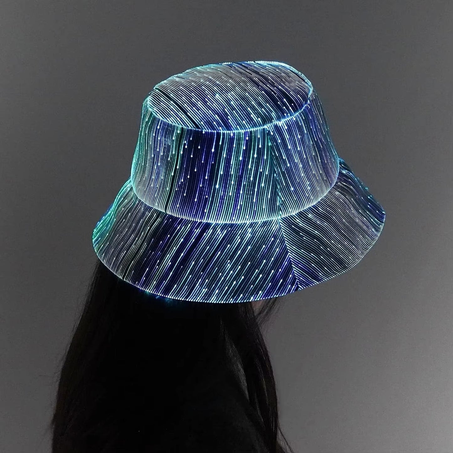 LED light fisherman hat