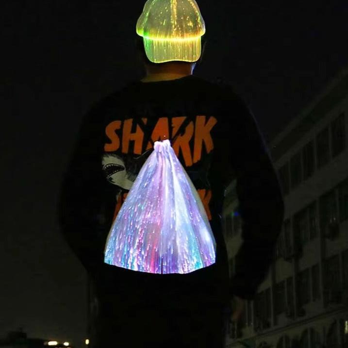 LED light backpack