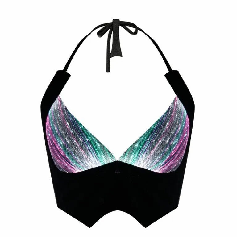 Sexy Rave Bra, Glowing Music FestivalClothing