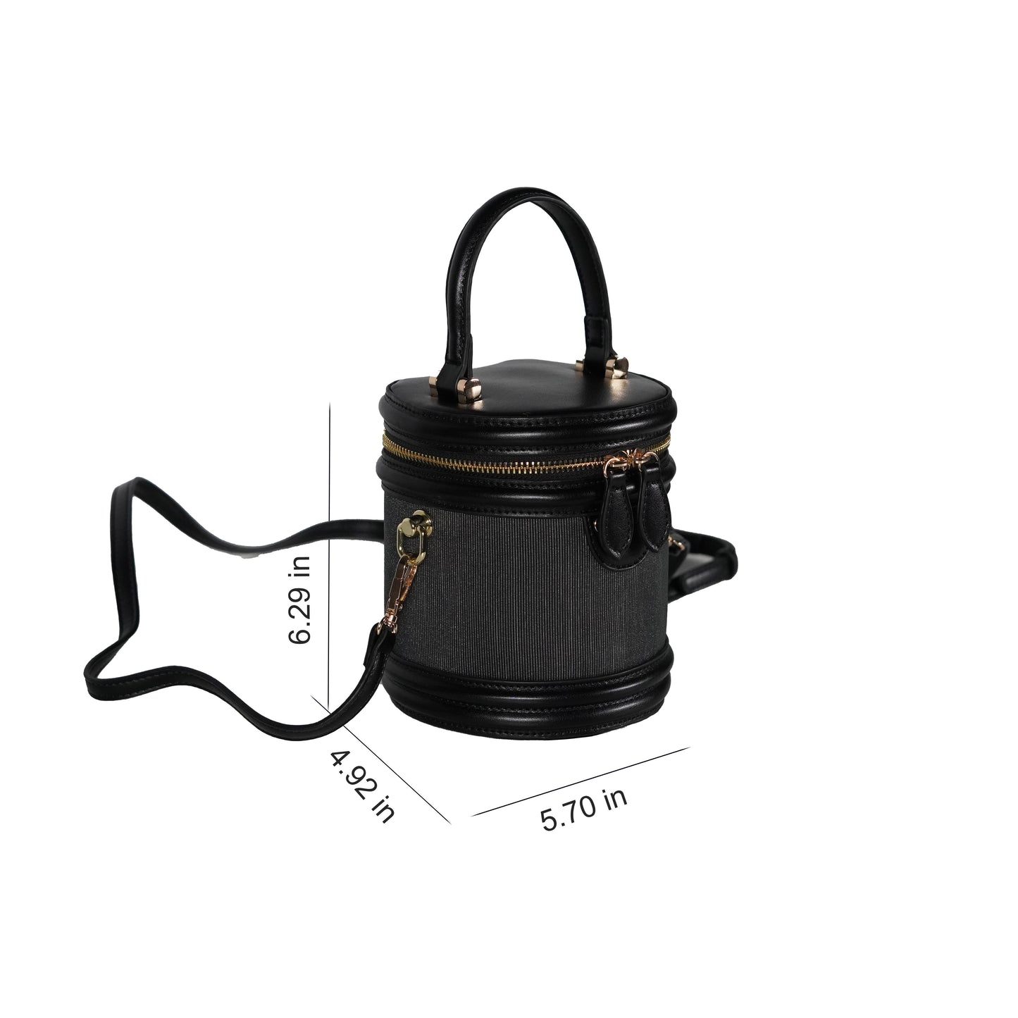 LED light bucket bag