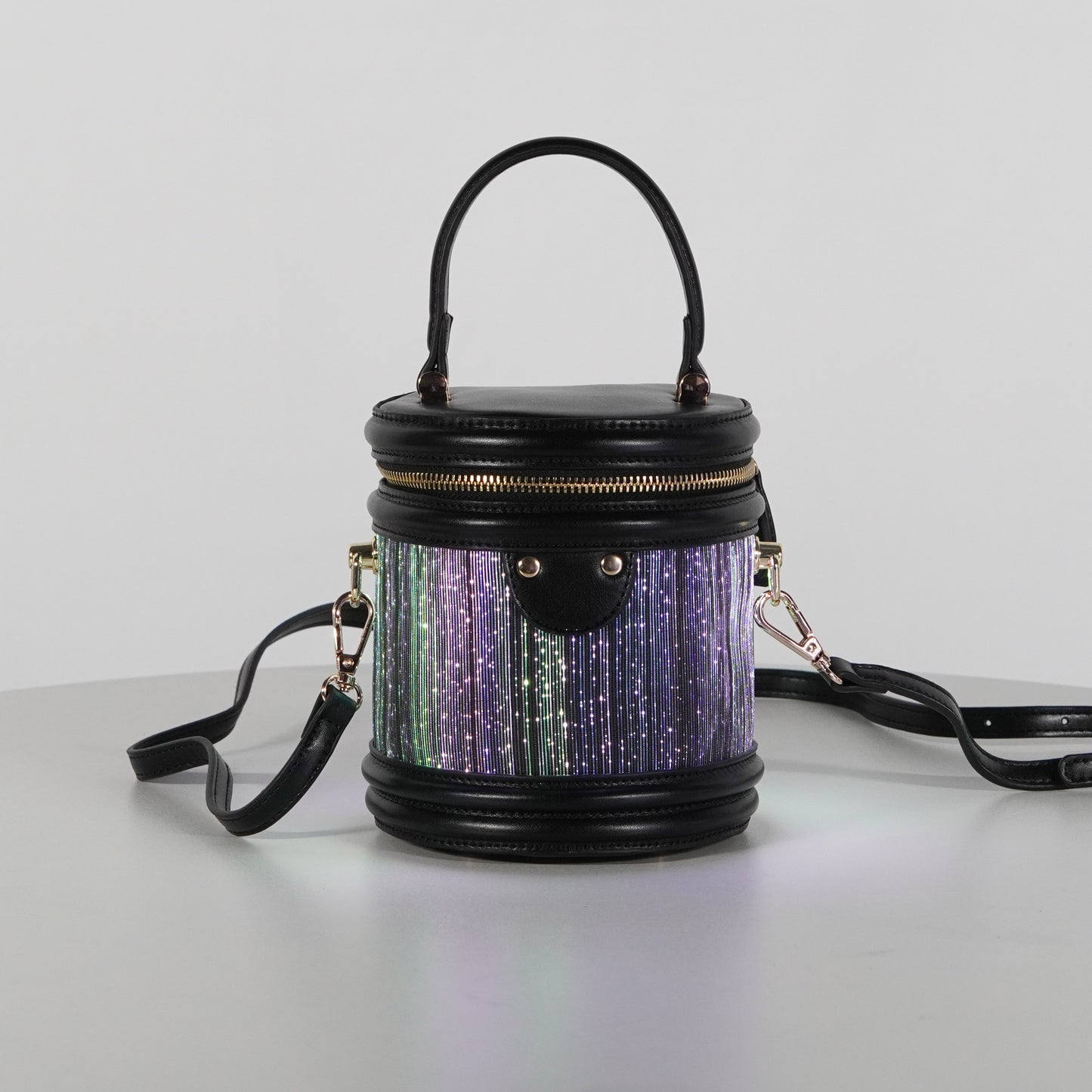 LED light bucket bag