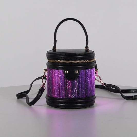 LED light bucket bag