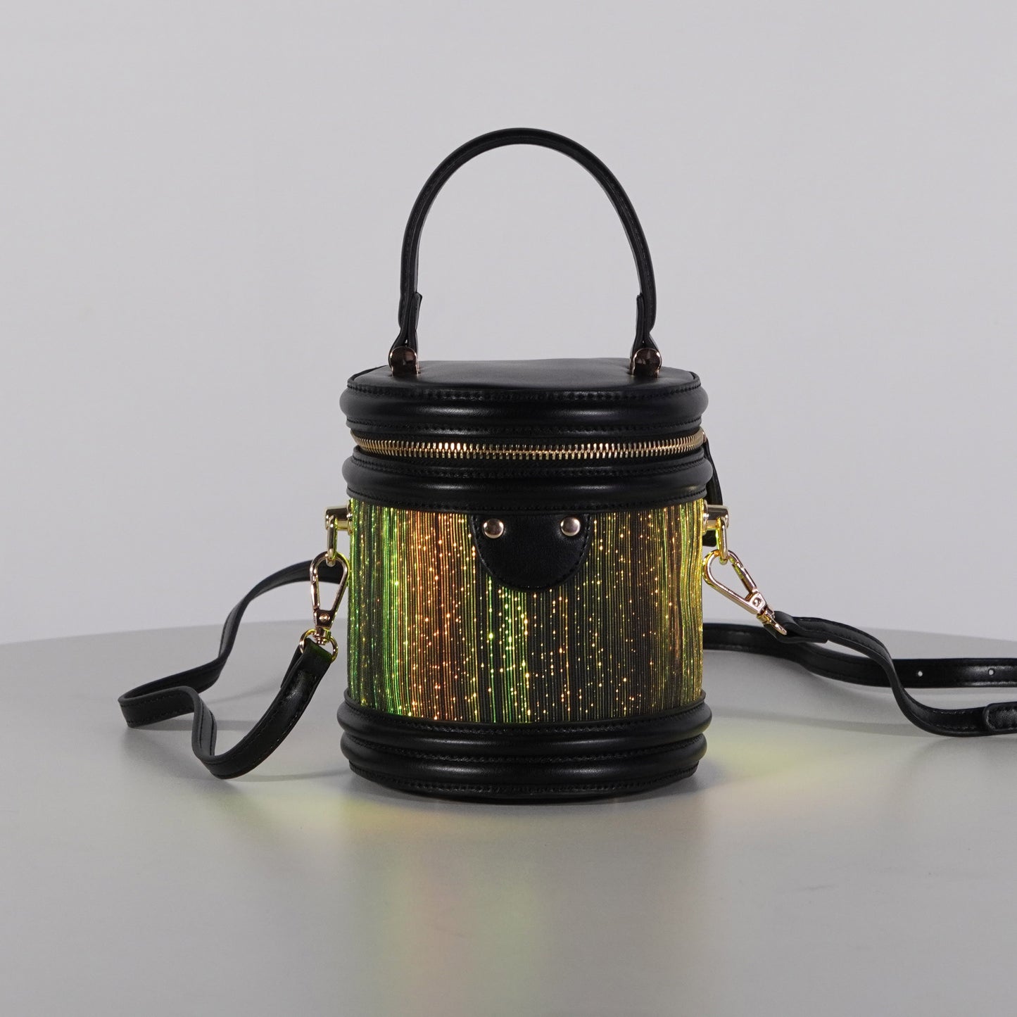 LED light bucket bag