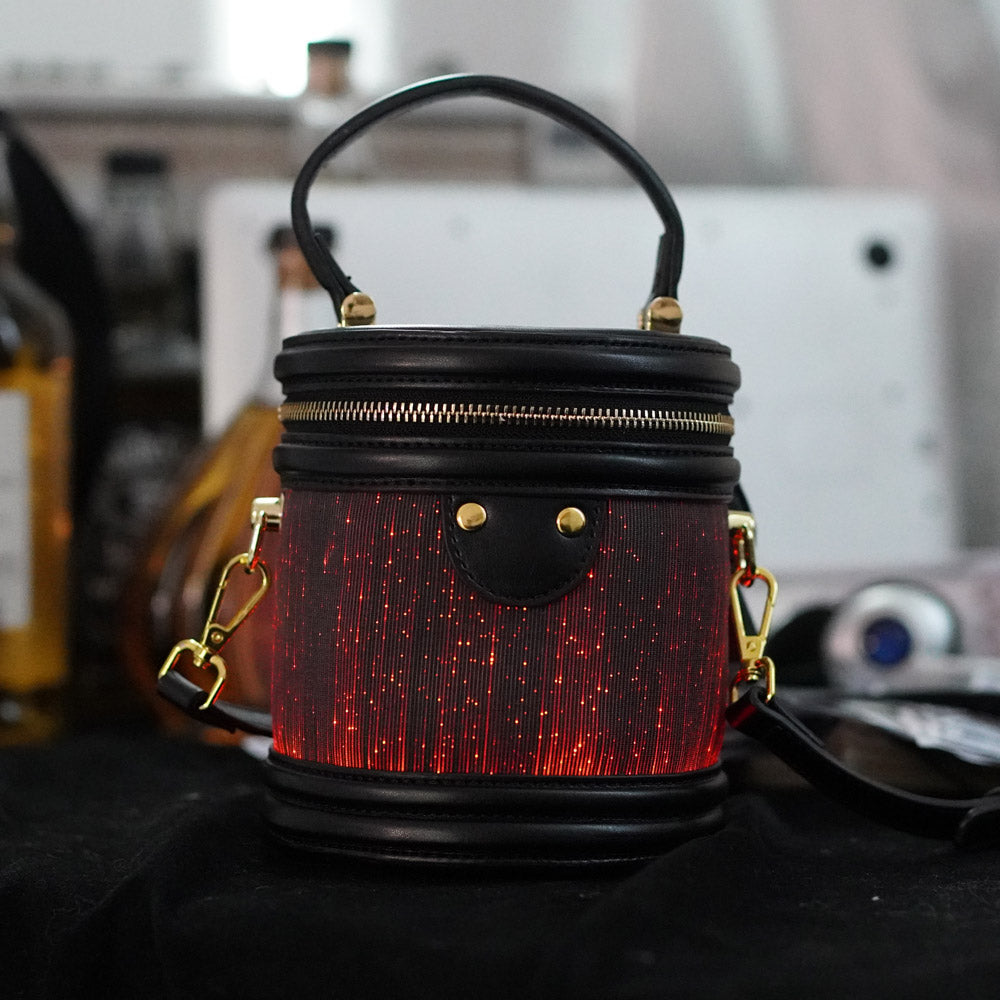 LED light bucket bag