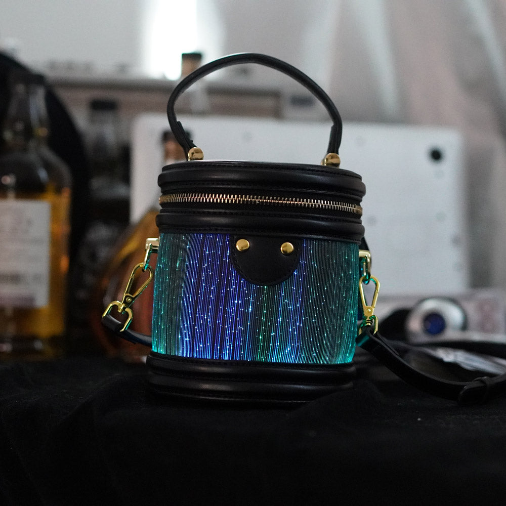 LED light bucket bag