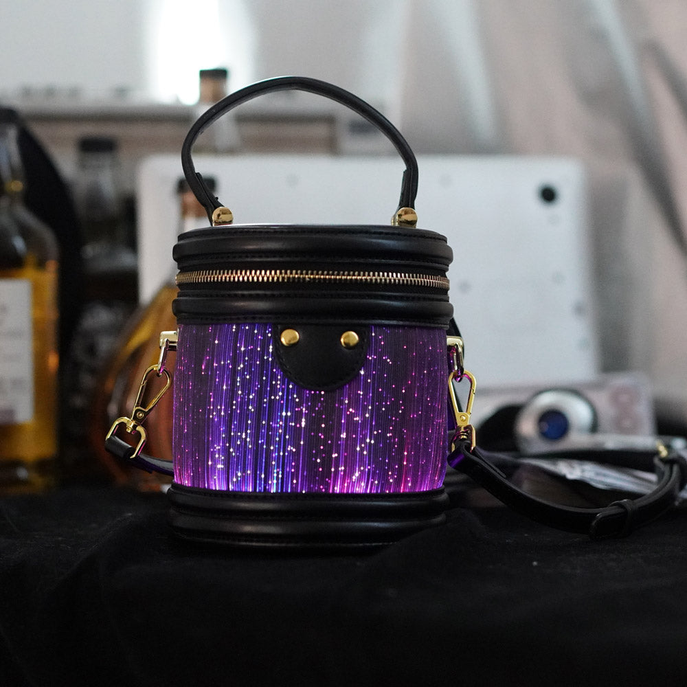 LED light bucket bag