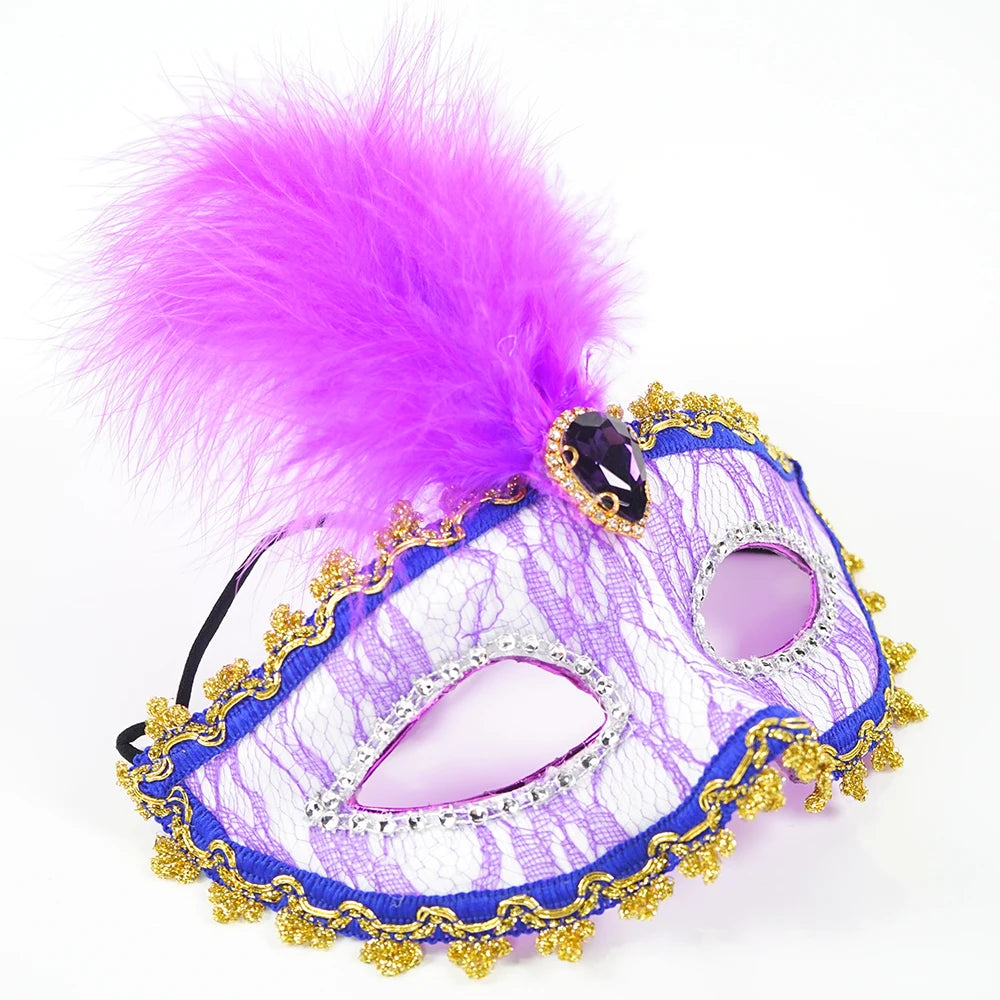 Glowing party mask 7 Colors Masquerade Carnival Halloween LED Party Eye Mask